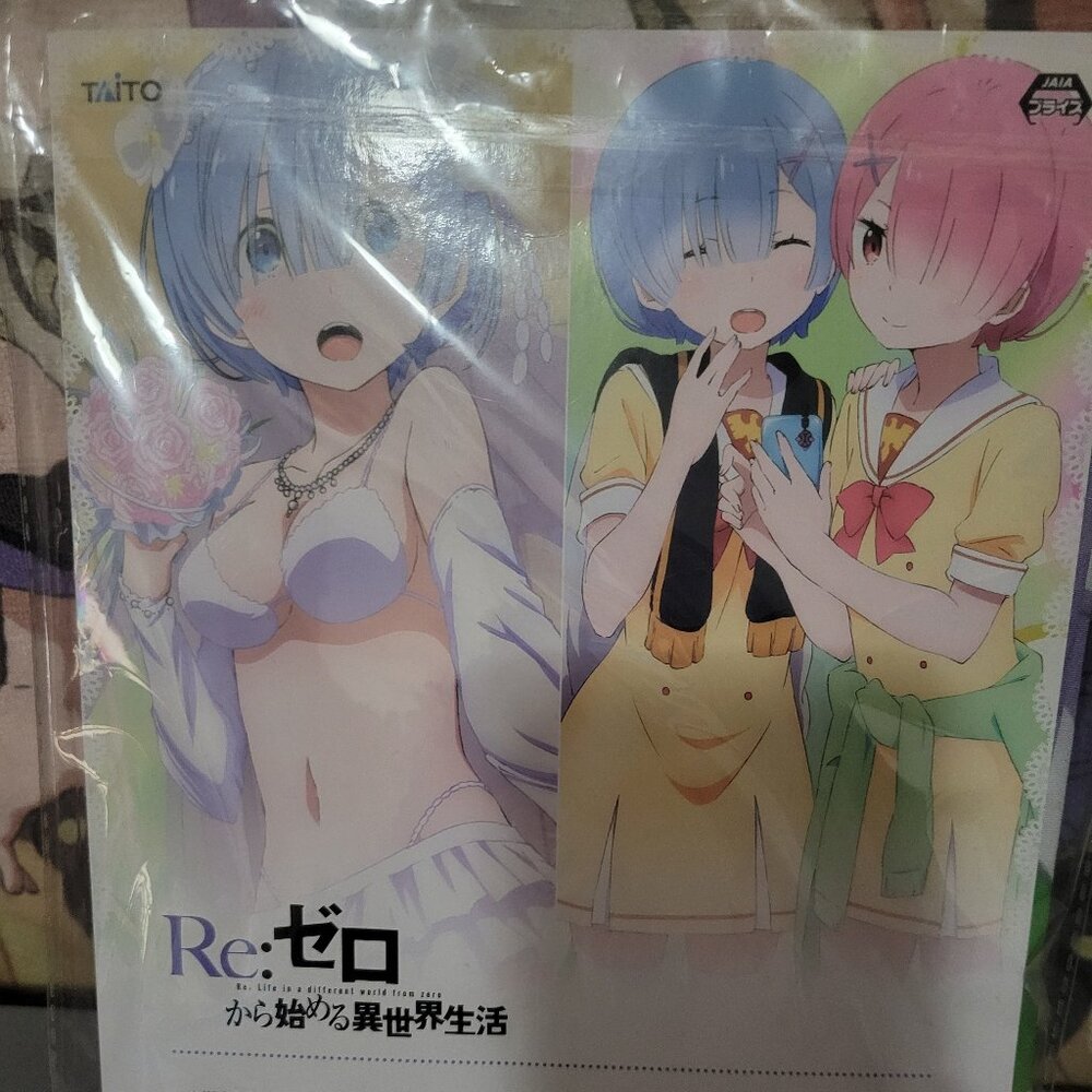 Anime Re:Zero Rem Wedding Taito Tapestry
